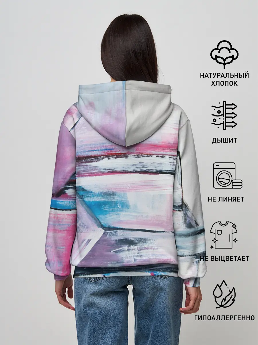 Женское худи / Цветные мелки