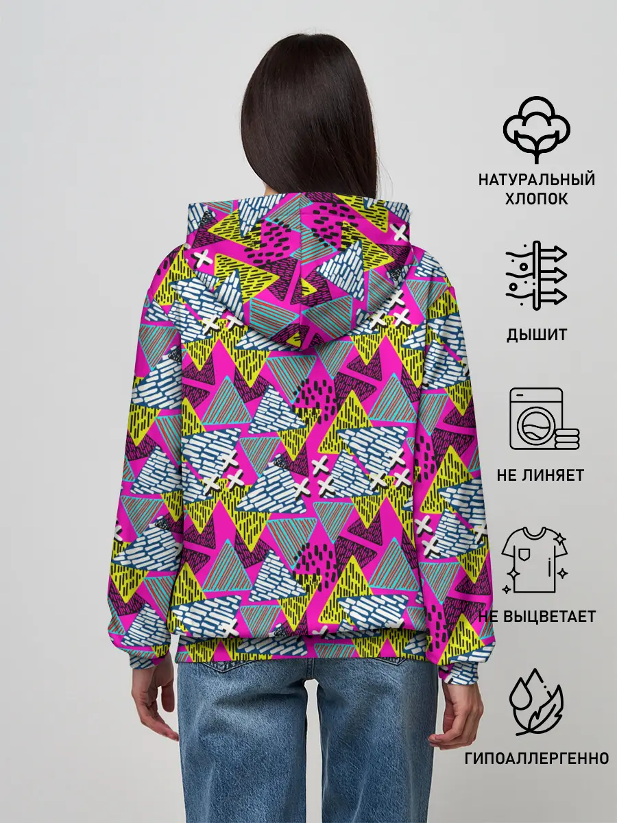 Женское худи / Дикая абстракция