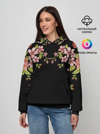 Женское худи / Цветы