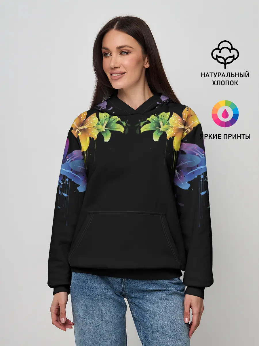 Женское худи / Цветы