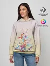 Женское худи / бабочки из книги