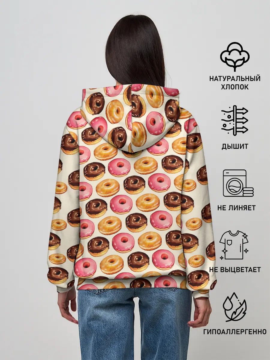Женское худи / Пончики