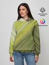 Женское худи / Акварельные линии