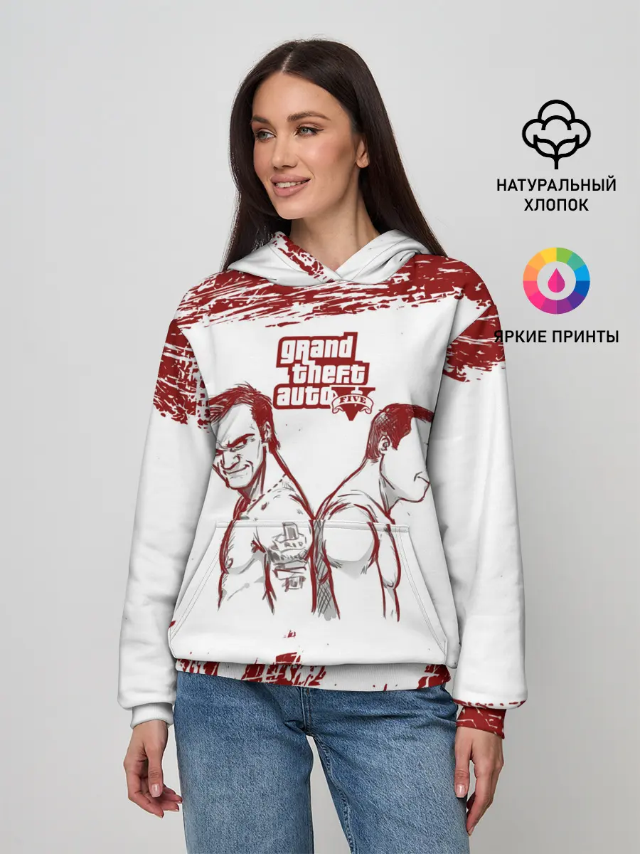 Женское худи / Тревор vs Майкл | GTA 5