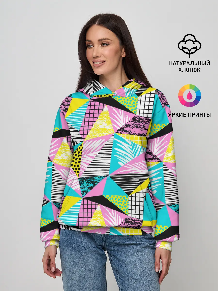 Женское худи / Ретро арт