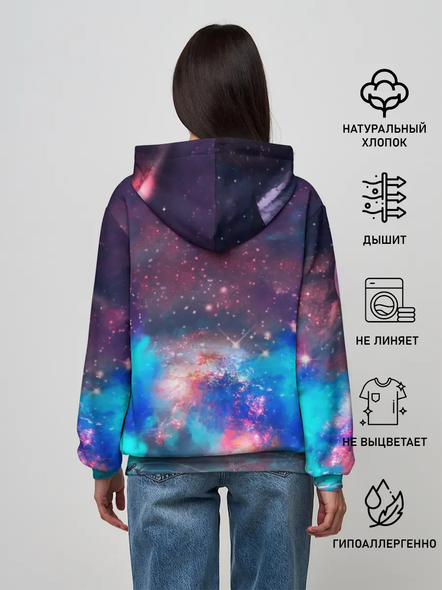 Женское худи / Galaxy Lion