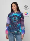 Женское худи / Galaxy Lion