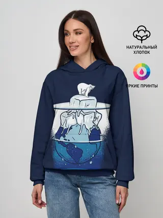 Женское худи / Polar Ice Bear