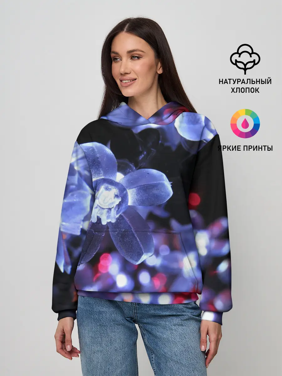 Женское худи / Неоновые цвета