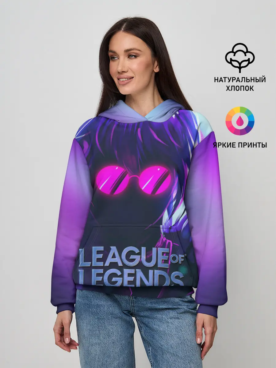 Женское худи / Evelynn | LOL