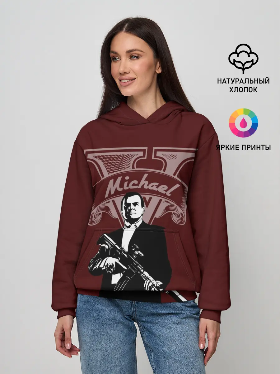 Женское худи / Grand Theft Auto Майкл