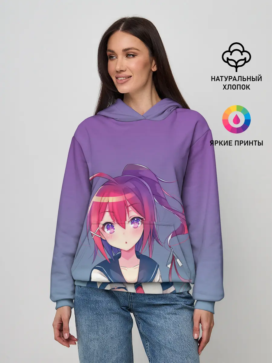 Женское худи / девочка в форме