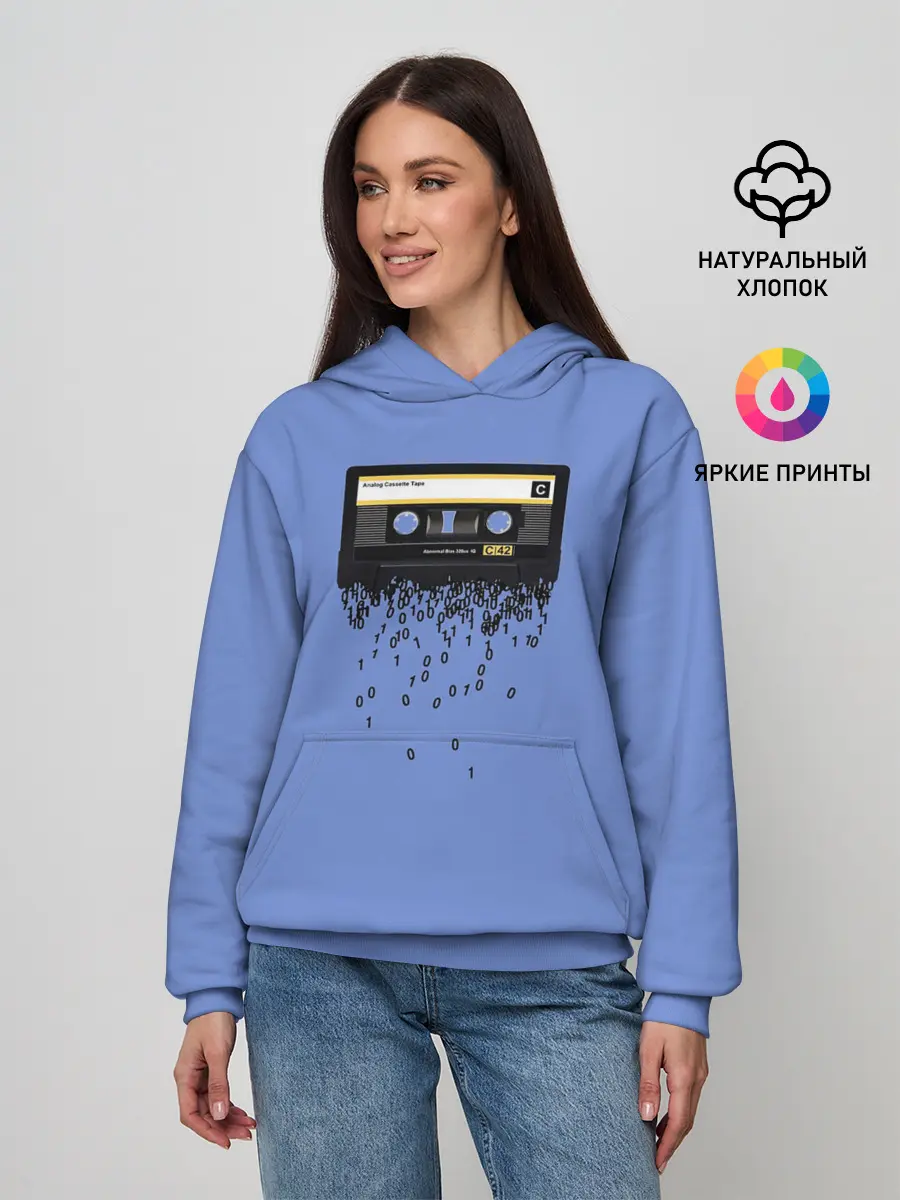 Женское худи / Касета из 0 и 1