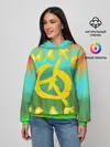 Женское худи / Make peace