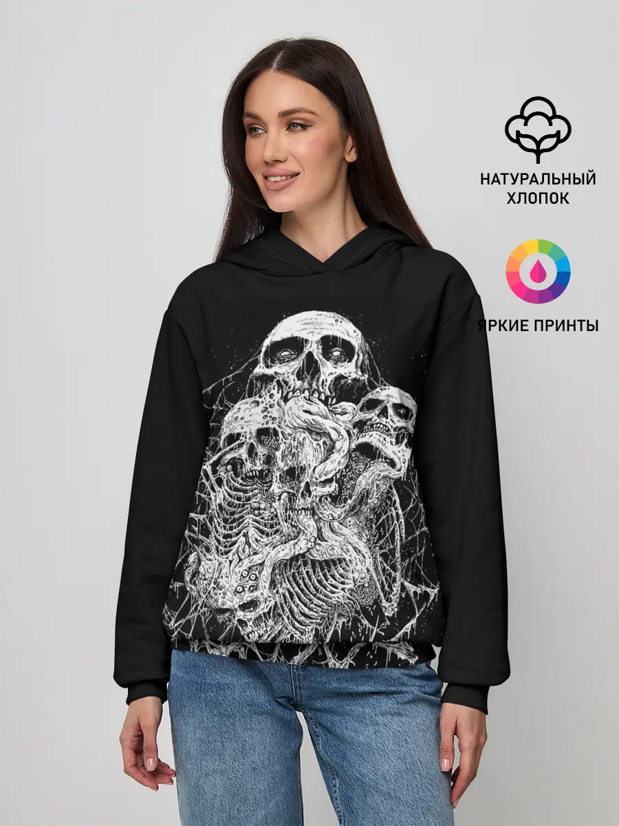 Женское худи / ЧЕРЕПА