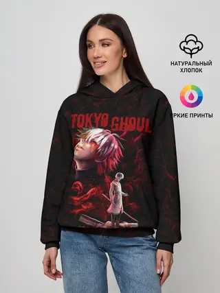 Женское худи / Kaneki Ken sword