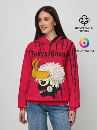 Женское худи / Токийский гуль рогатый