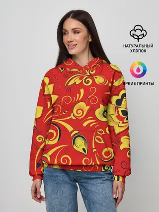 Женское худи / ХОХЛОМА