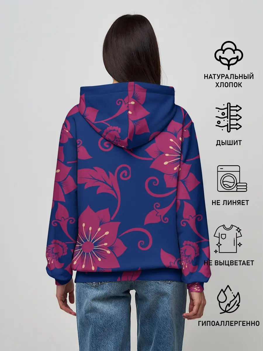 Женское худи / Цветы