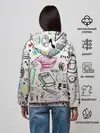 Женское худи / учеба узор