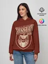 Женское худи / Русский медведь капитан