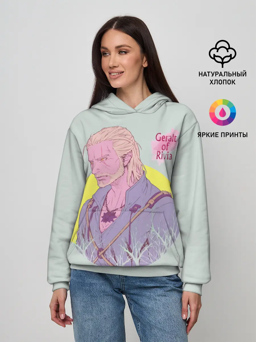 Женское худи / Geralt of Rivia | Ведьмак