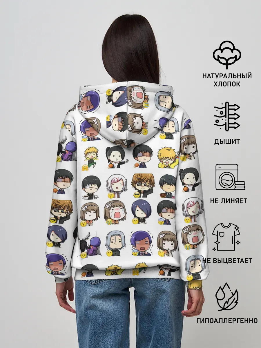 Женское худи / Токийский гуль пресонажи