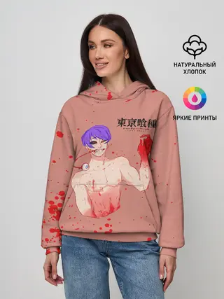 Женское худи / Сю Цукияма Токийский гуль