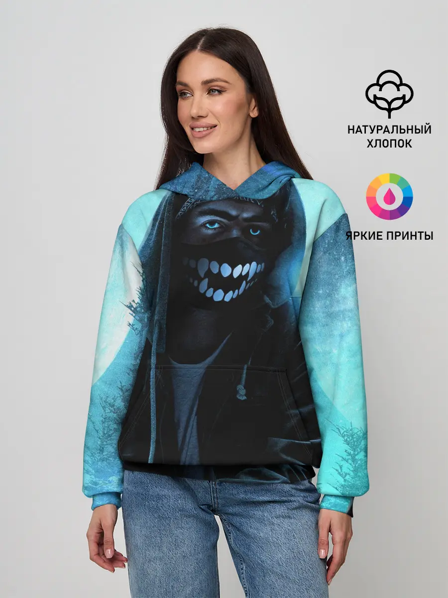 Женское худи / Парень в маске