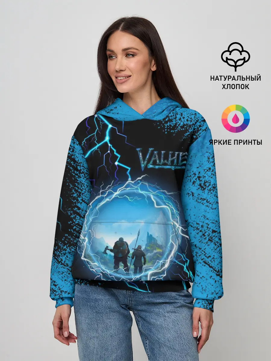 Женское худи / Valheim | Вальхейм