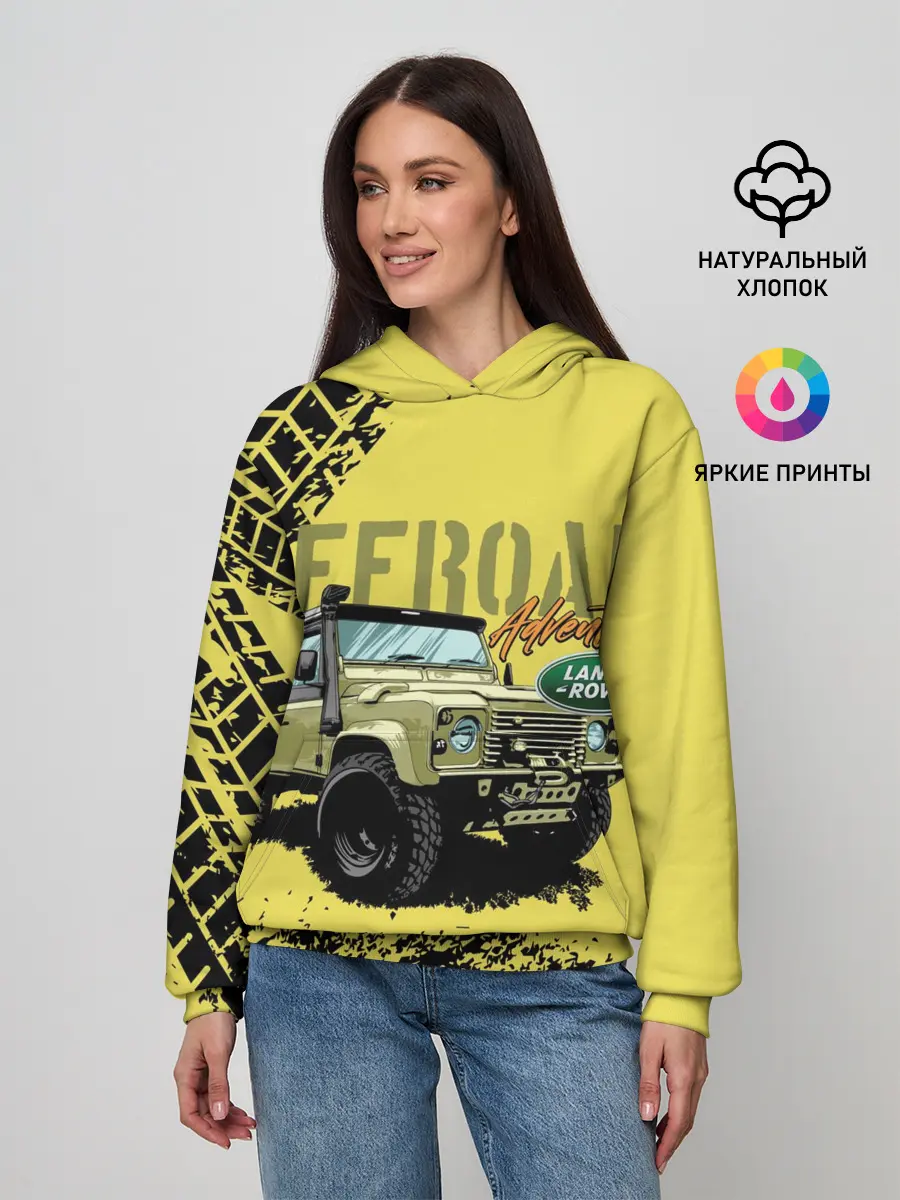 Женское худи / LAND ROVER