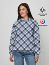 Женское худи / Текстура в клетку