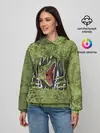 Женское худи / Динозавр из груди | Dino