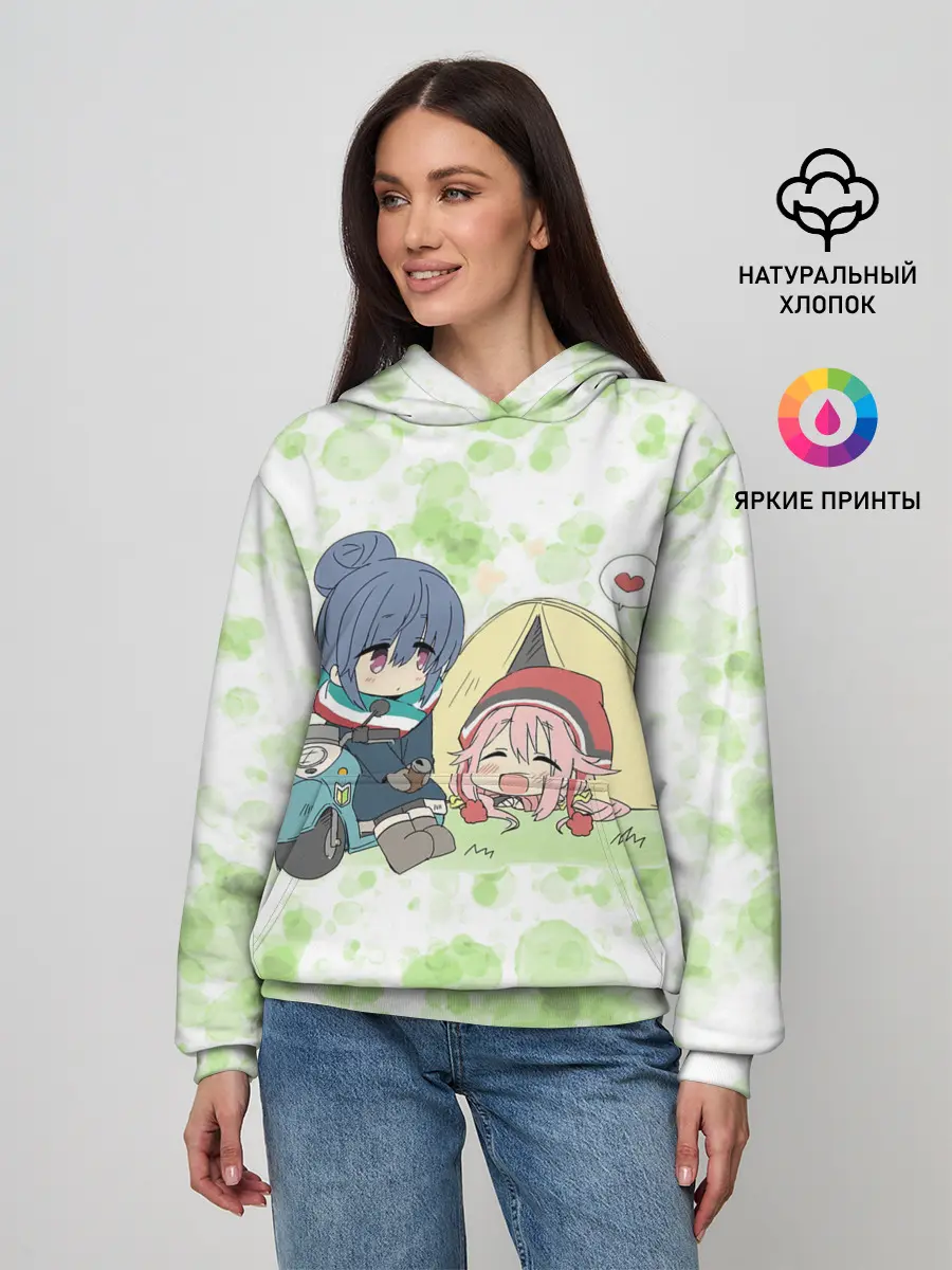 Женское худи / Лагерь на воздухе