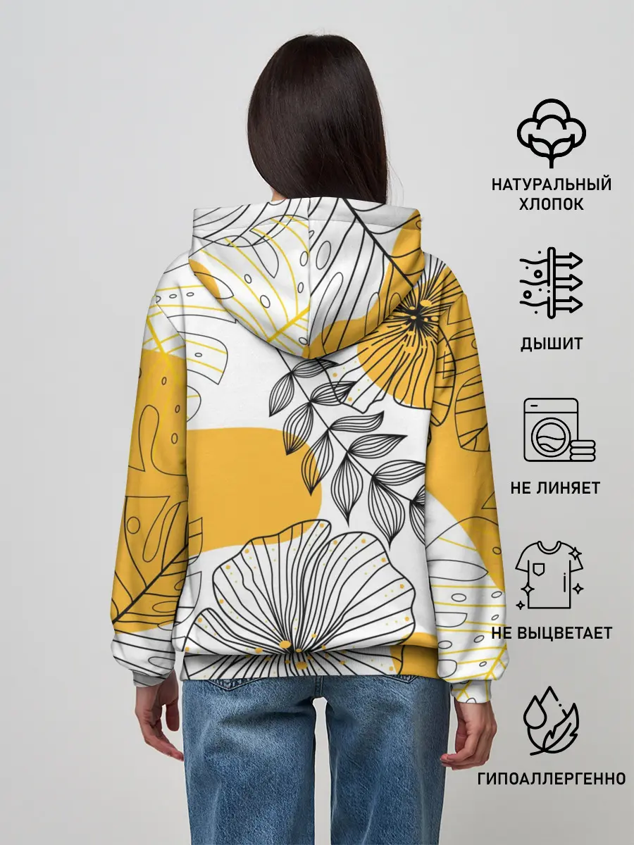 Женское худи / Цветы