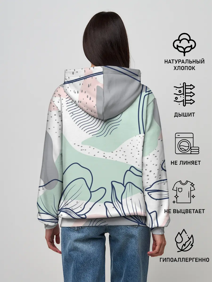 Женское худи / Цветы