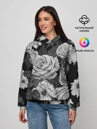 Женское худи / Розы