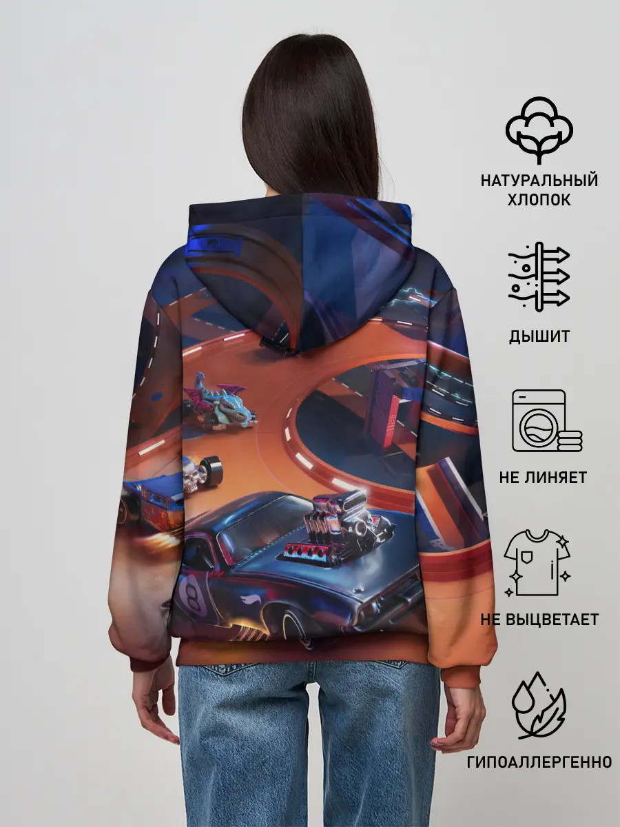 Женское худи / Hot Wheels Unleashed