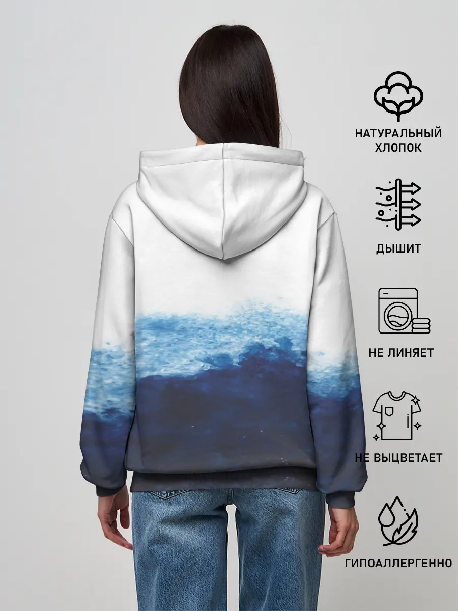 Женское худи / Акула