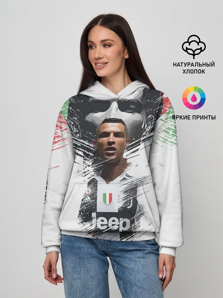 Женское худи / Криштиану Роналду