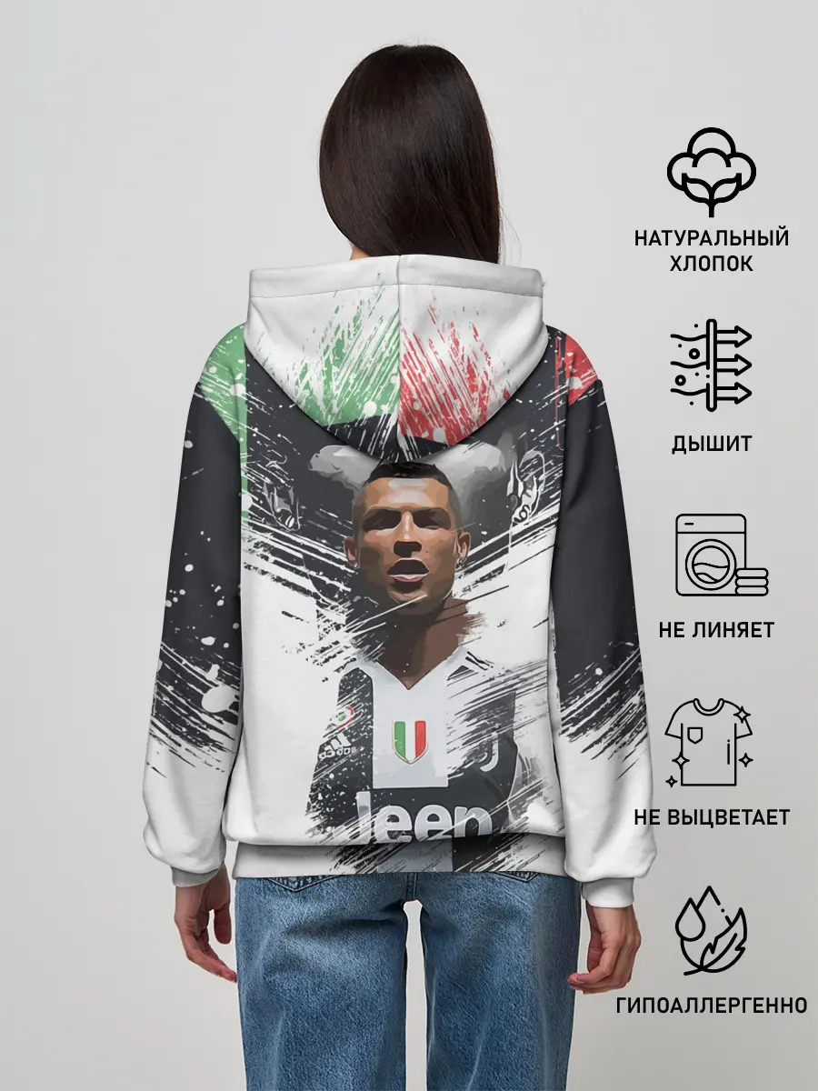 Женское худи / Криштиану Роналду