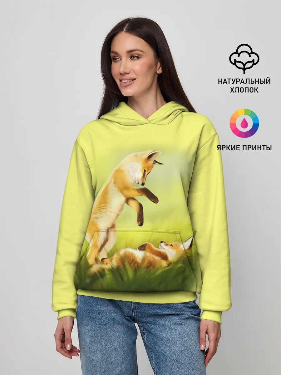 Женское худи / Лисята