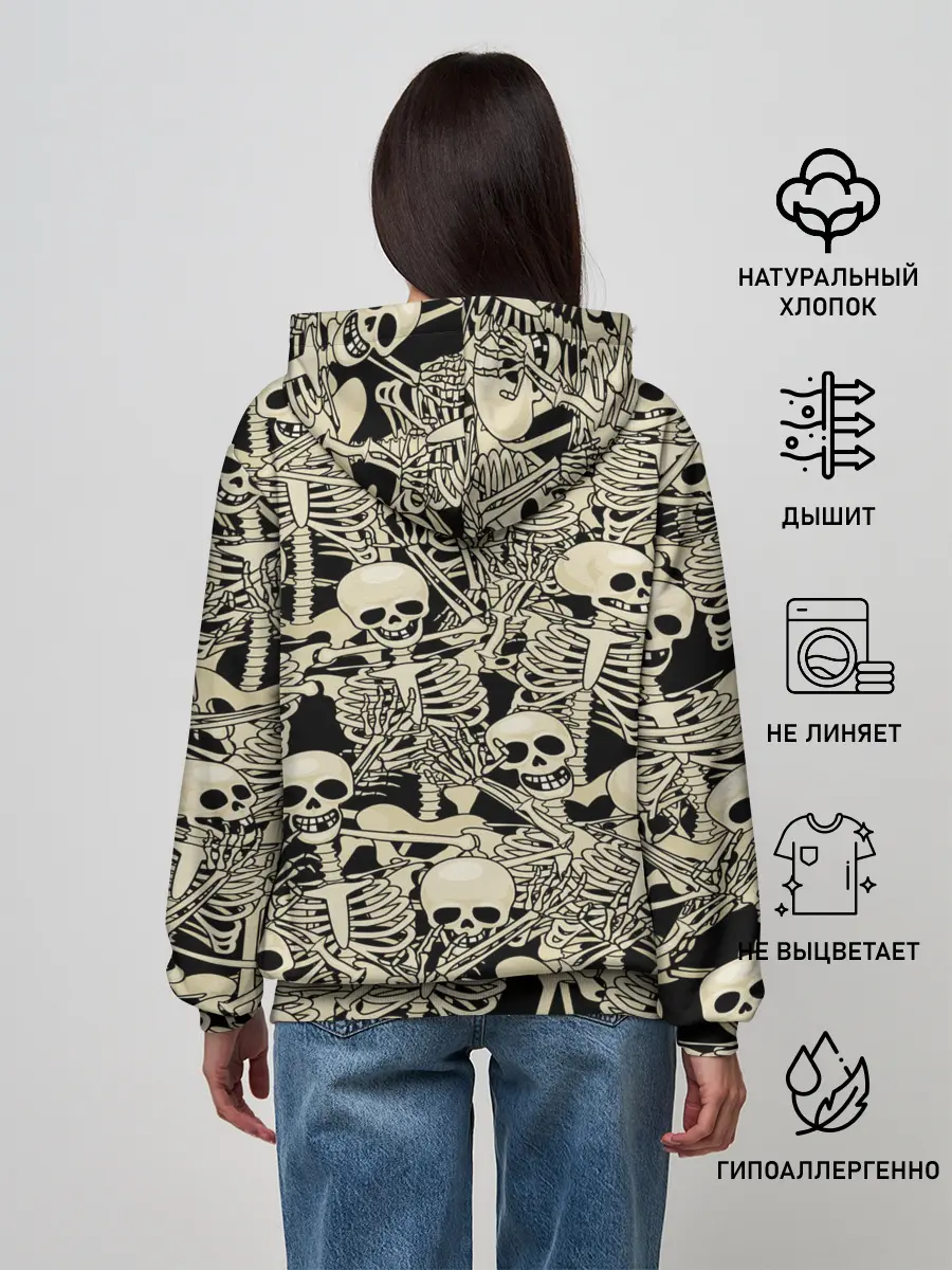 Женское худи / Skeleton