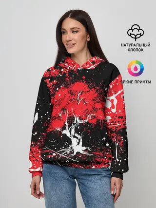 Женское худи / САКУРА | SAKURA | ВИШНЯ