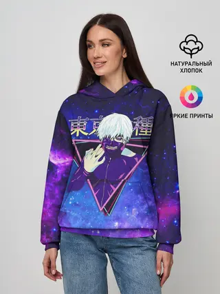 Женское худи / Токийский гуль космический