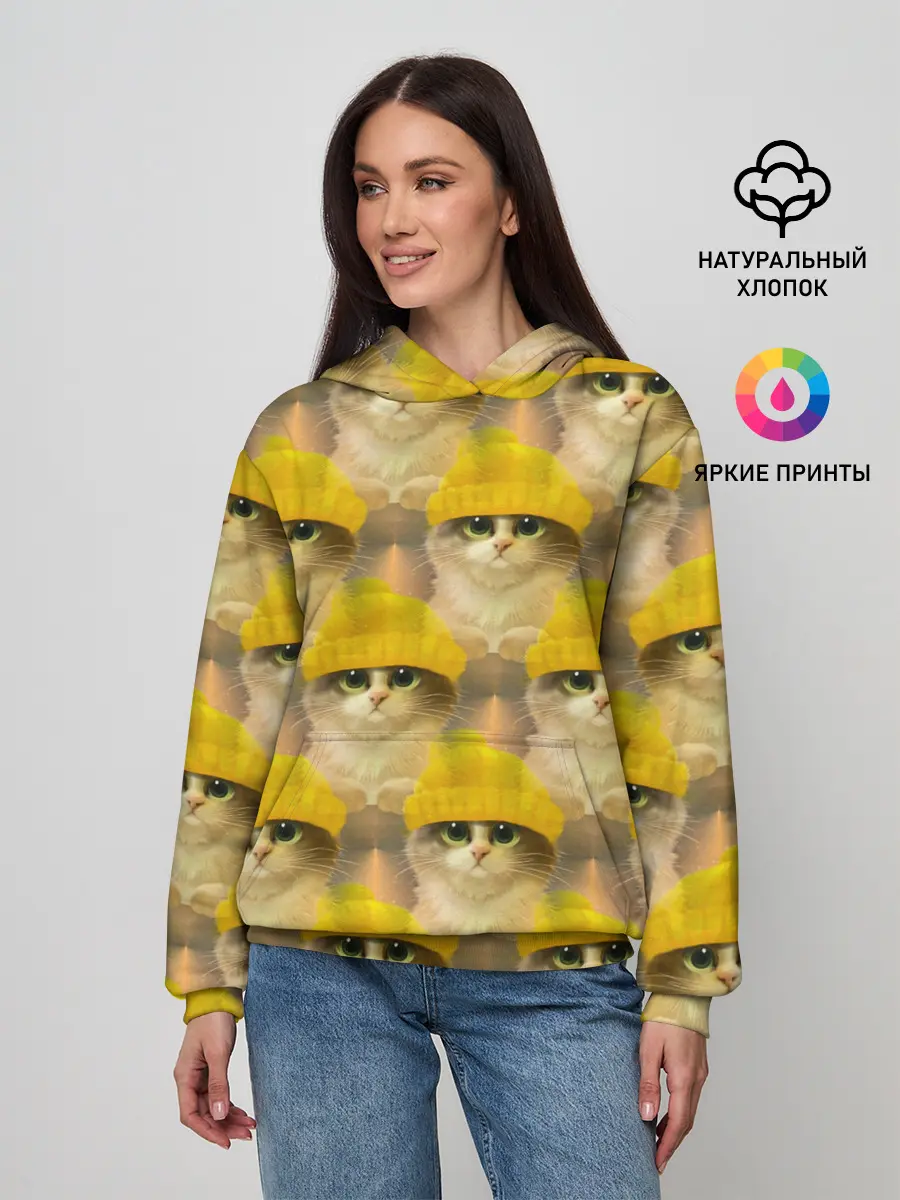 Женское худи / Котята