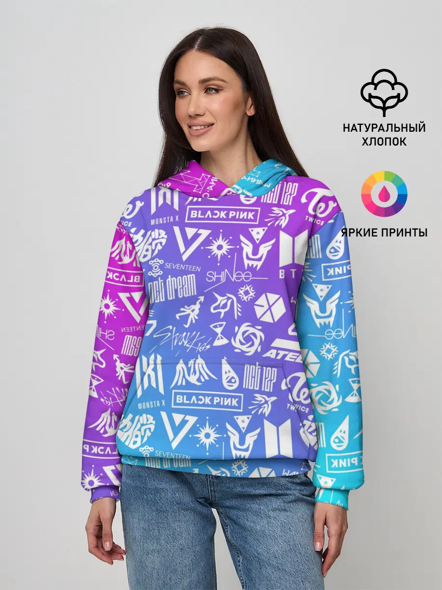 Женское худи / K-POP | Лучшие Группы