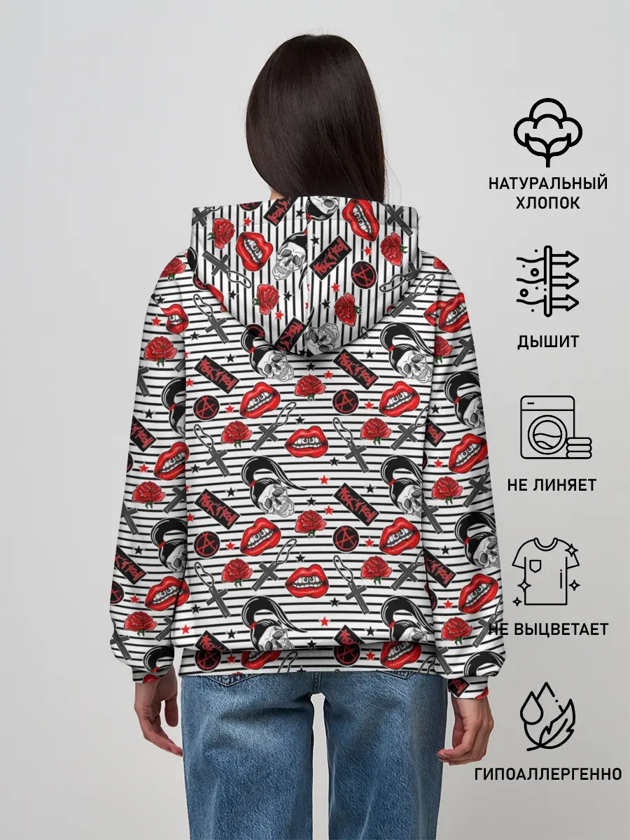 Женское худи / Rocknroll