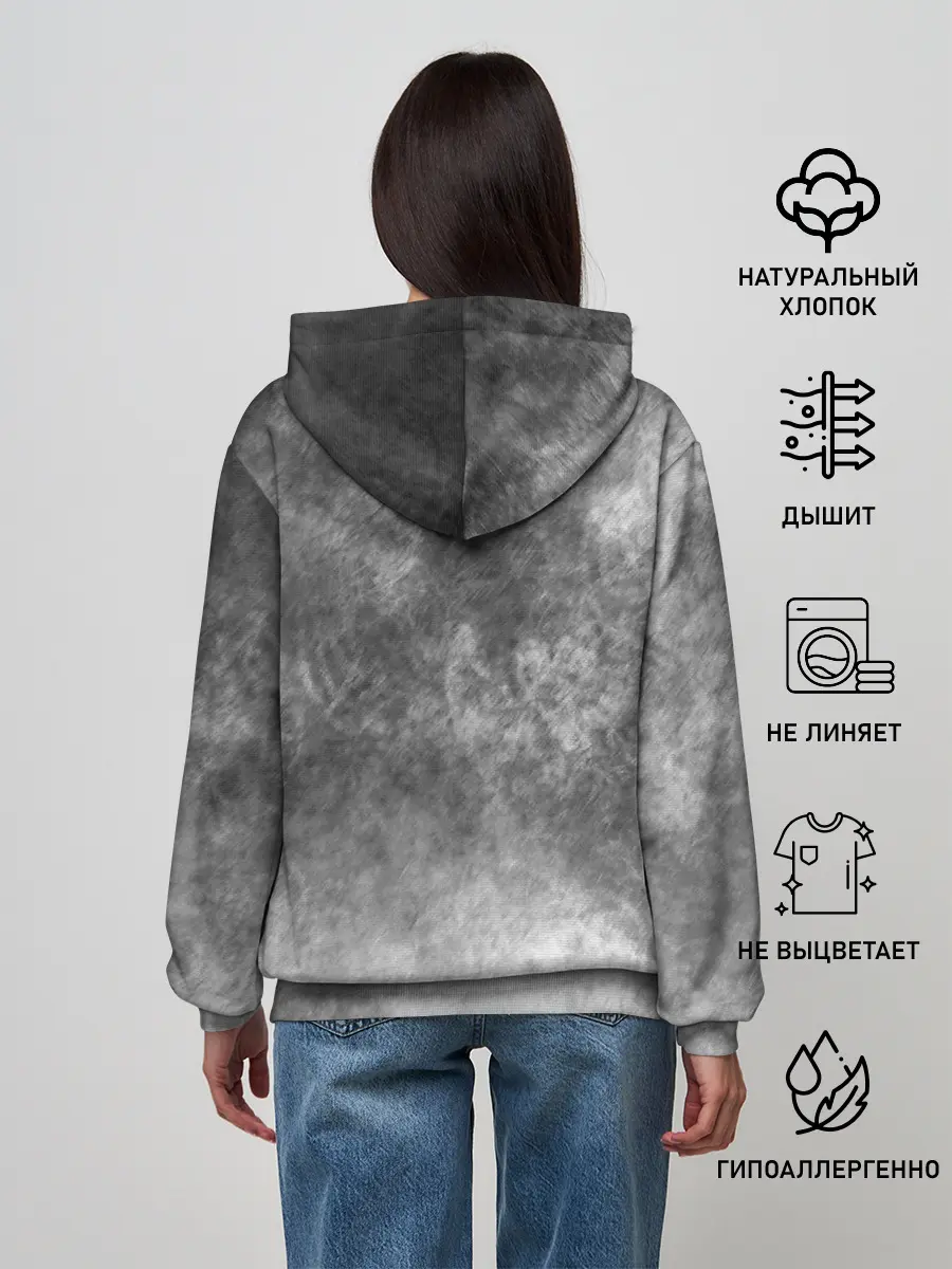 Женское худи / Cartoon cat