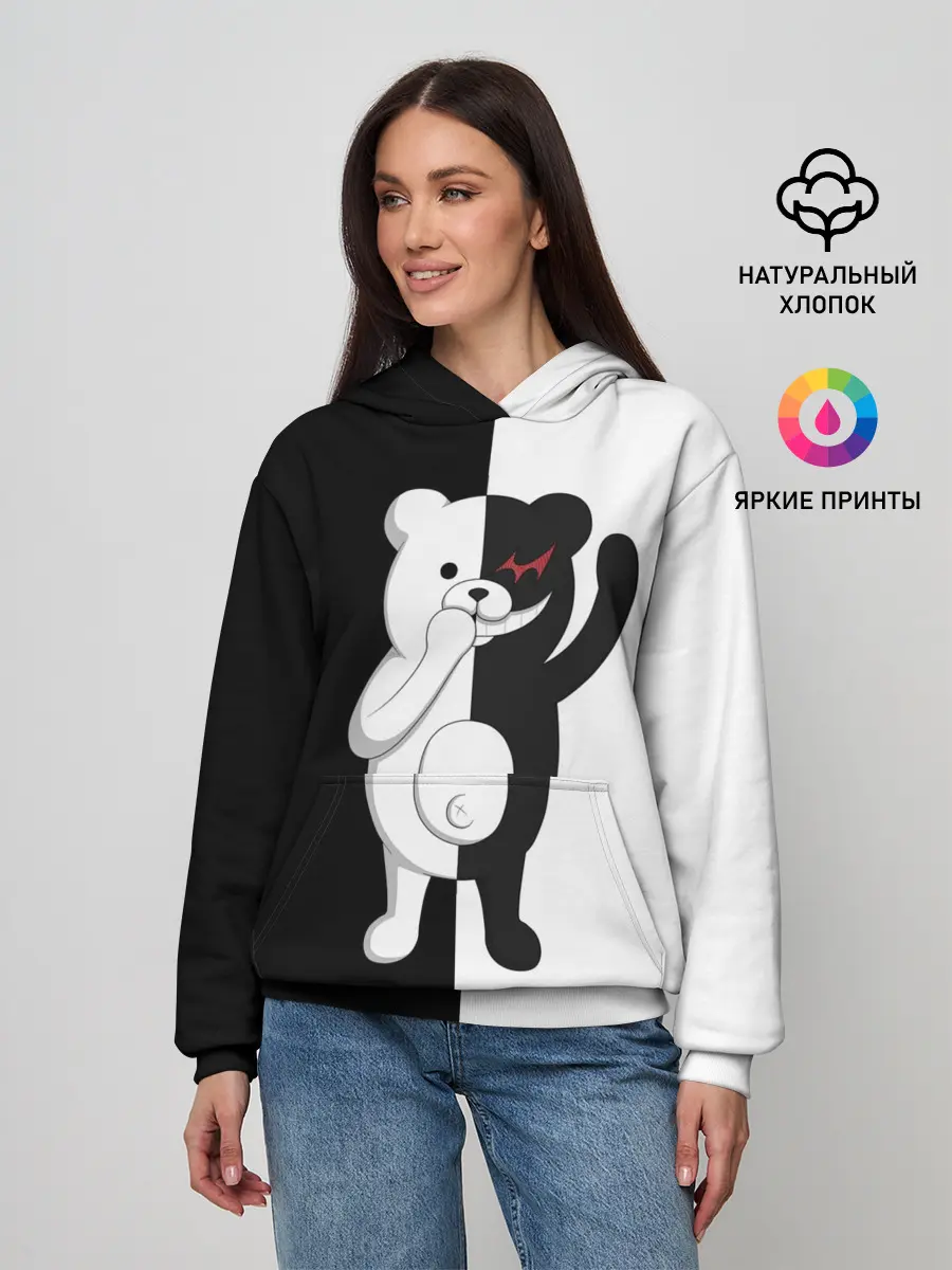 Женское худи / МЕДВЕДЬ МОНОКУМА